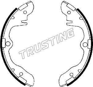 комплект спирачна челюст TRUSTING            