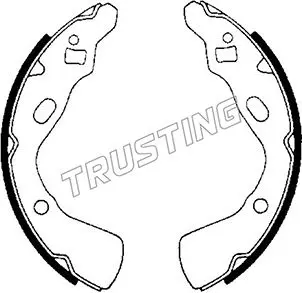 комплект спирачна челюст TRUSTING            