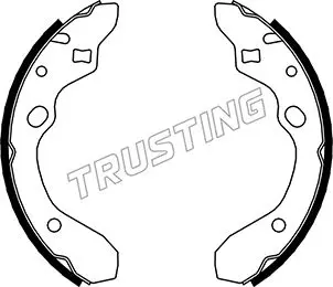 комплект спирачна челюст TRUSTING            