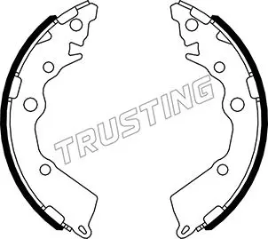 комплект спирачна челюст TRUSTING            