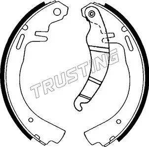 комплект спирачна челюст TRUSTING            