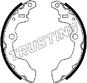 комплект спирачна челюст TRUSTING            