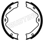 комплект спирачна челюст, ръчна спирачка TRUSTING            