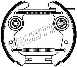 комплект спирачна челюст TRUSTING            
