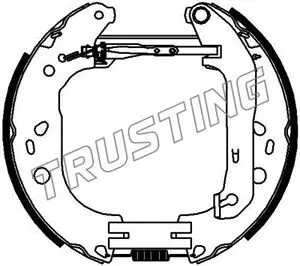 комплект спирачна челюст TRUSTING            