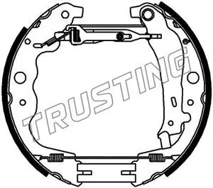 комплект спирачна челюст TRUSTING            