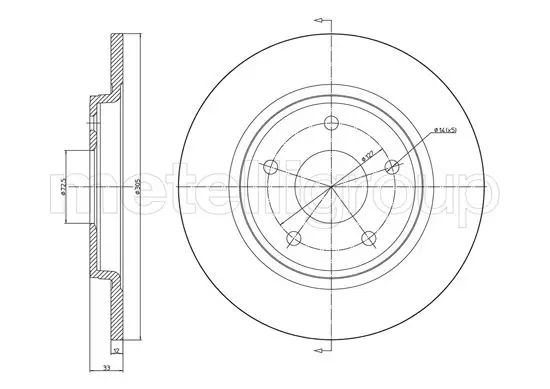 спирачен диск TRUSTING            