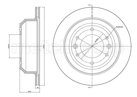 спирачен диск TRUSTING            