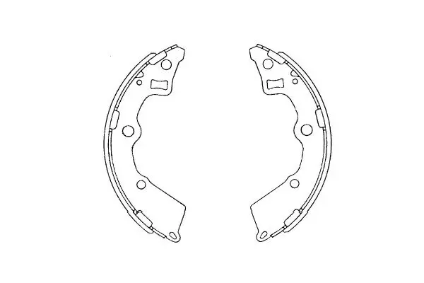 Комплект спирачна челюст KAVO PARTS