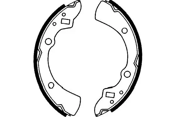 комплект спирачна челюст KAVO PARTS          