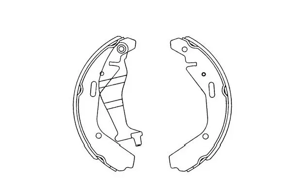 Комплект спирачна челюст KAVO PARTS