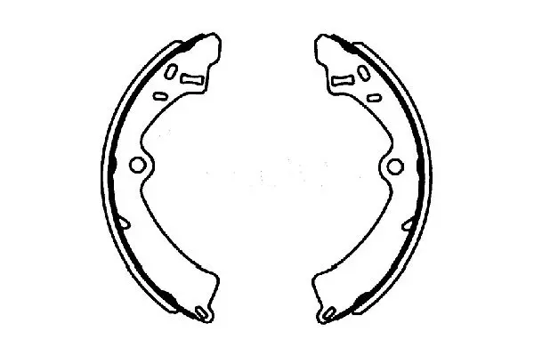 Комплект спирачна челюст KAVO PARTS