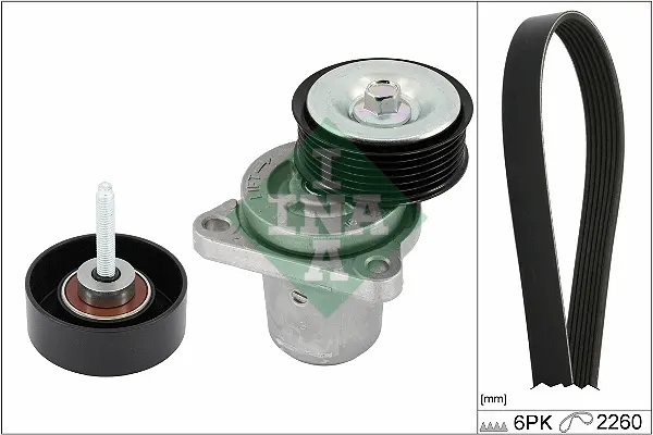 комплект пистов ремък INA                 