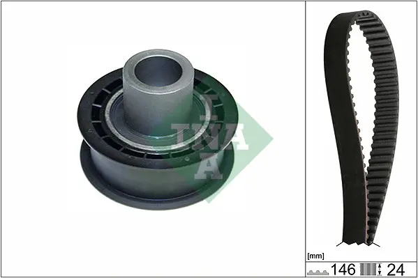 комплект ангренажен ремък INA                 