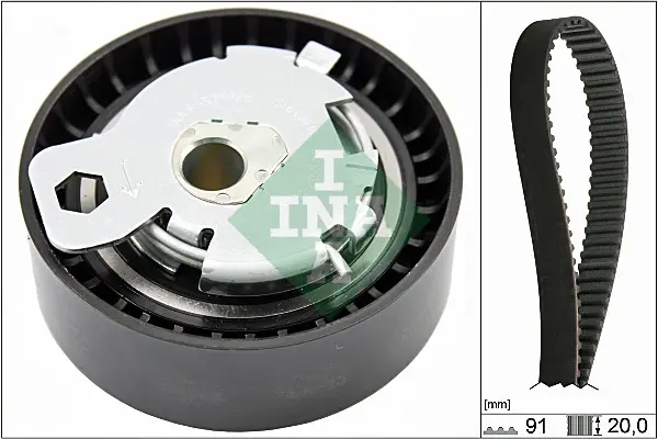 комплект ангренажен ремък INA                 