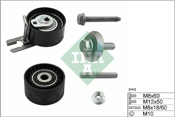 ролков комплект, зъбен ремък INA                 