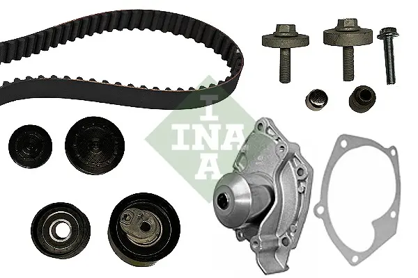 водна помпа- к-кт ангренажен ремък INA                 
