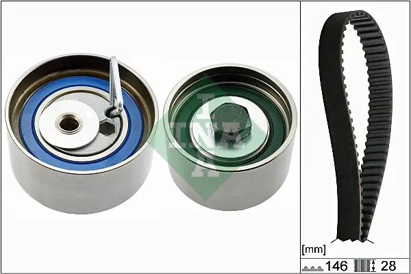 комплект ангренажен ремък INA                 