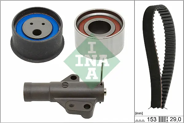 комплект ангренажен ремък INA                 