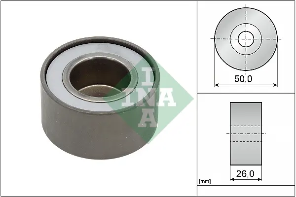 паразитна- водеща ролка, пистов ремък INA                 