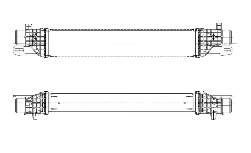 интеркулер (охладител за въздуха на турбината) NRF                 