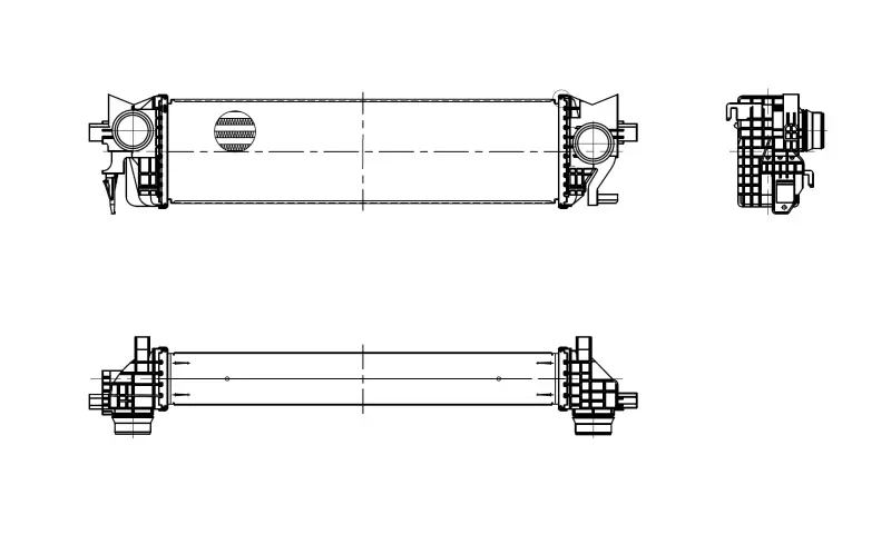 интеркулер (охладител за въздуха на турбината) NRF                 