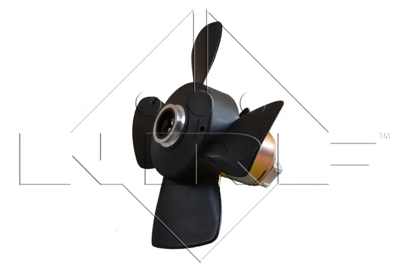 вентилатор, охлаждане на двигателя NRF                 