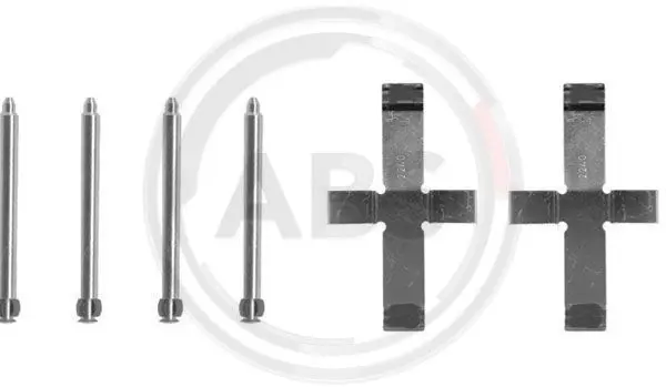 комплект принадлежности, дискови накладки A.B.S.              