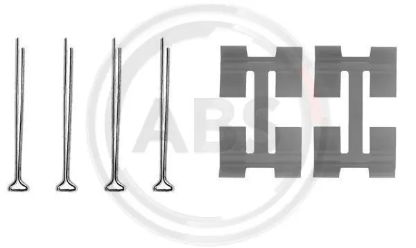 комплект принадлежности, дискови накладки A.B.S.              