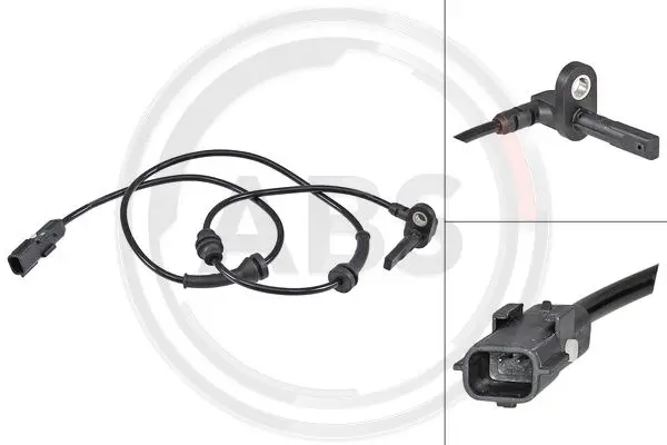 датчик, обороти на колелото A.B.S.              