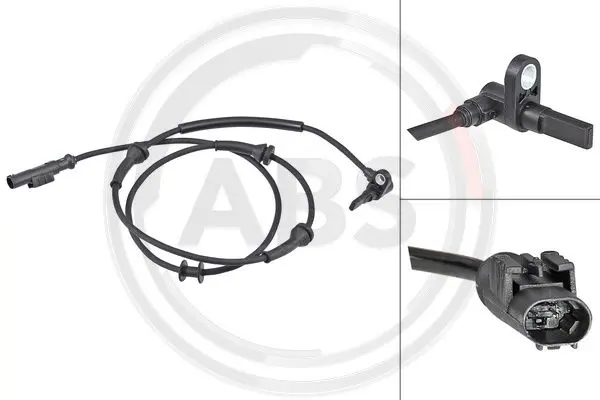 датчик, обороти на колелото A.B.S.              