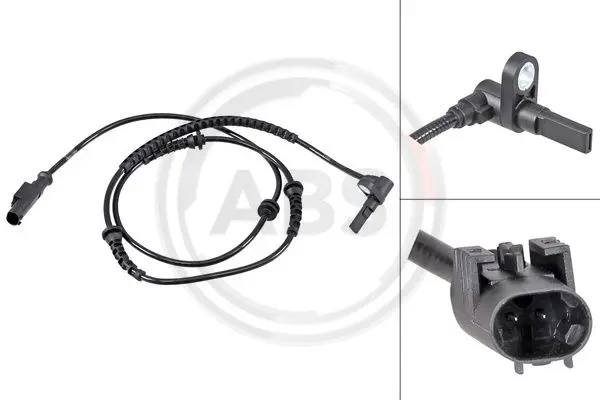 датчик, обороти на колелото A.B.S.              