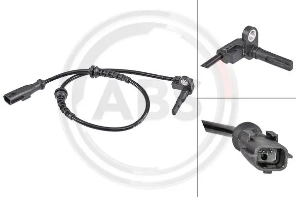 датчик, обороти на колелото A.B.S.              