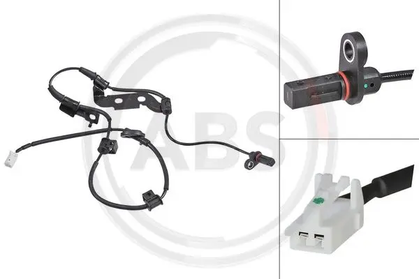 датчик, обороти на колелото A.B.S.              