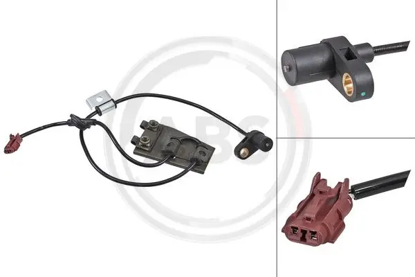 датчик, обороти на колелото A.B.S.              