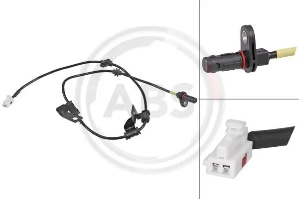 датчик, обороти на колелото A.B.S.              