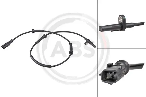 датчик, обороти на колелото A.B.S.              