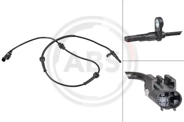 датчик, обороти на колелото A.B.S.              