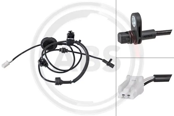 датчик, обороти на колелото A.B.S.              