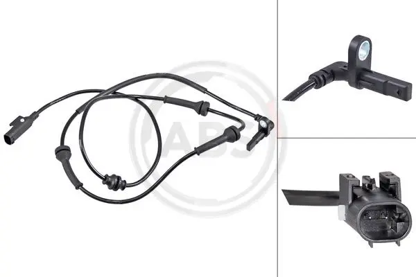 датчик, обороти на колелото A.B.S.              