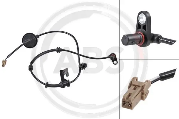 датчик, обороти на колелото A.B.S.              