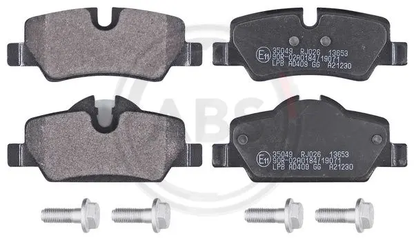 комплект спирачно феродо, дискови спирачки A.B.S.              