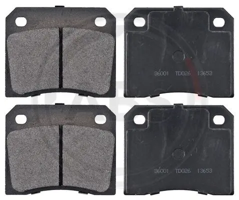 комплект спирачно феродо, дискови спирачки A.B.S.              