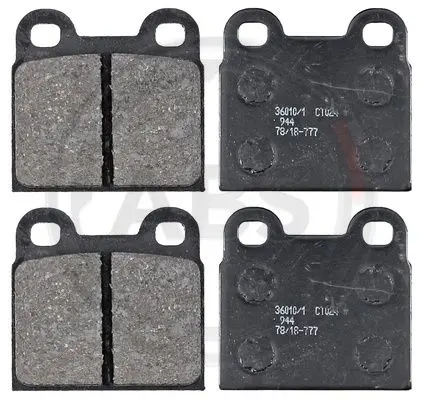 комплект спирачно феродо, дискови спирачки A.B.S.              