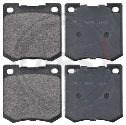 комплект спирачно феродо, дискови спирачки A.B.S.              