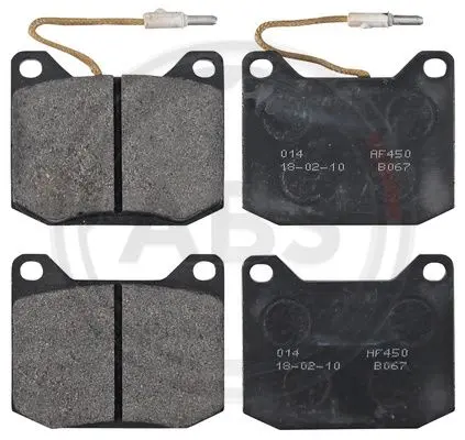 комплект спирачно феродо, дискови спирачки A.B.S.              