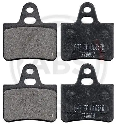 комплект спирачно феродо, дискови спирачки A.B.S.              