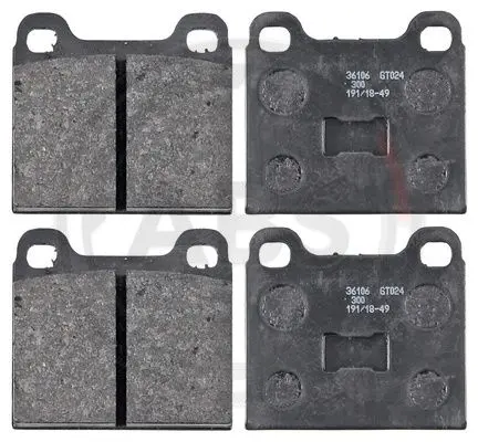 комплект спирачно феродо, дискови спирачки A.B.S.              