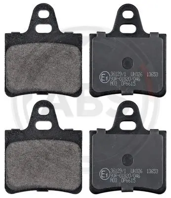 комплект спирачно феродо, дискови спирачки A.B.S.              