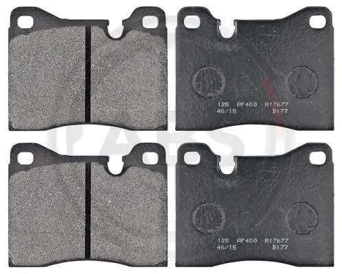 комплект спирачно феродо, дискови спирачки A.B.S.              